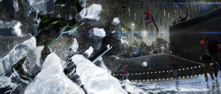 Illustration for article titled Concept art reveals the double-decker chase scene cut from The Amazing Spider-Man
